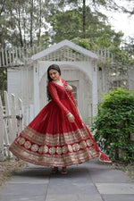 Load image into Gallery viewer, Reshma Faux Blooming Anarkali | Shoppers Trend
