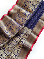 Load image into Gallery viewer, Ratan Kanjivaram Saree | Shoppers Trend
