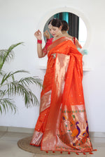 Load image into Gallery viewer, Radhi Soft Pethani Silk Saree | Shoppers Trend
