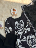Load image into Gallery viewer, Simran Maslin Cotton Soft Black Kurti  | Shoppers Trend
