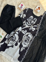 Load image into Gallery viewer, Simran Maslin Cotton Soft Black Kurti  | Shoppers Trend
