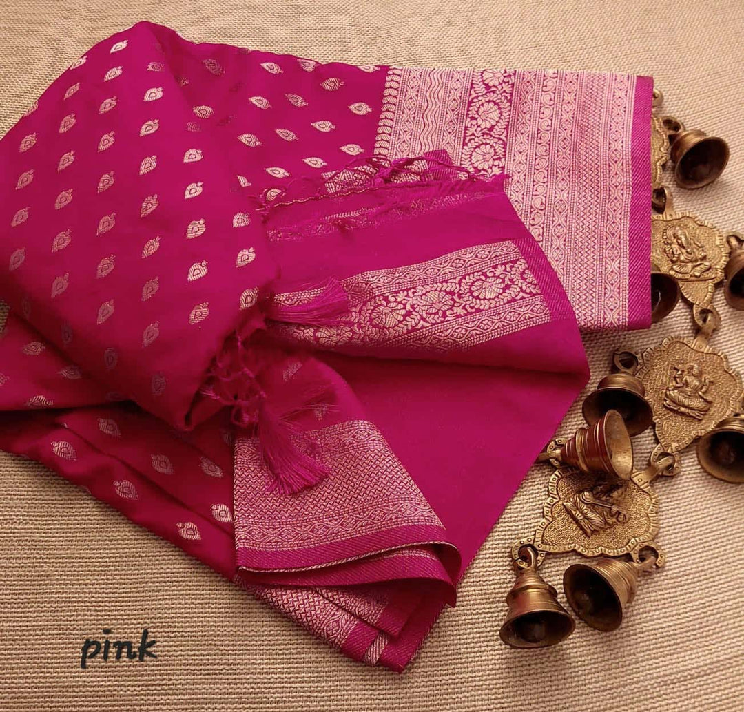 Dipika Soft Silk Saree | Shoppers Trend