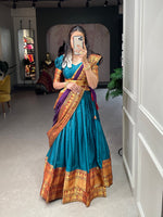 Load image into Gallery viewer, Narayanpet Langa Voni Set
