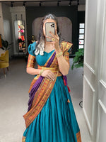 Load image into Gallery viewer, Narayanpet Langa Voni Set
