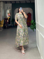 Load image into Gallery viewer, Nisha Georgette Pista Dress | Shoppers Trend
