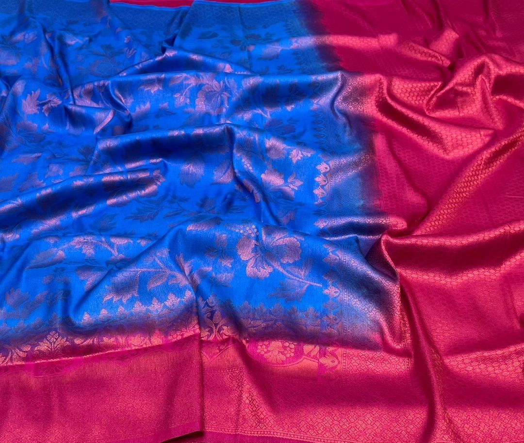 Nita Soft Silk Saree | Shoppers Trend