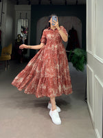 Load image into Gallery viewer, Shilpa Tabby Silk Dress | Shoppers Trend
