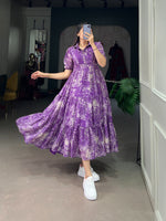 Load image into Gallery viewer, Shilpa Tabby Silk Dress | Shoppers Trend
