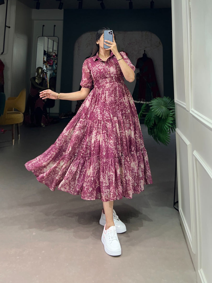 Shilpa Tabby Silk Dress | Shoppers Trend