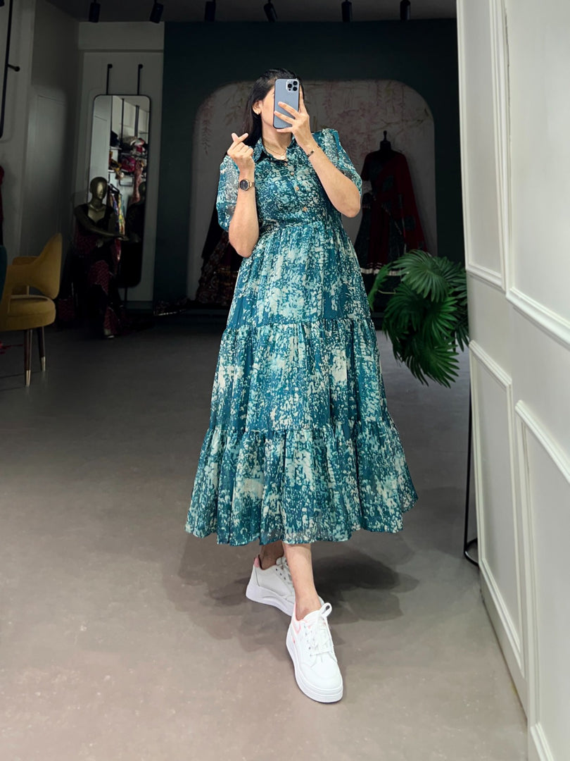 Shilpa Tabby Silk Dress | Shoppers Trend