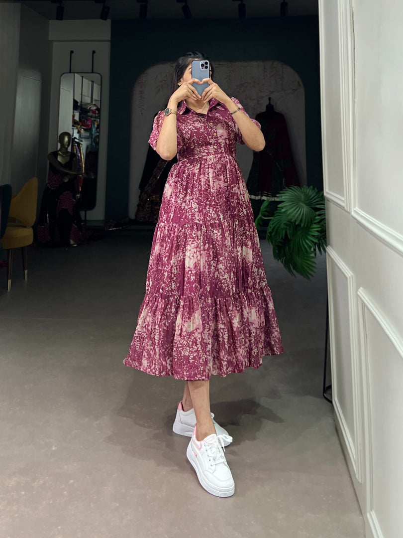 Shilpa Tabby Silk Dress | Shoppers Trend