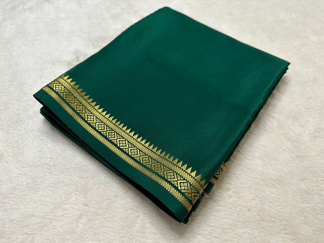 Sonali Semi-Mysore Silk Saree | Shoppers Trend