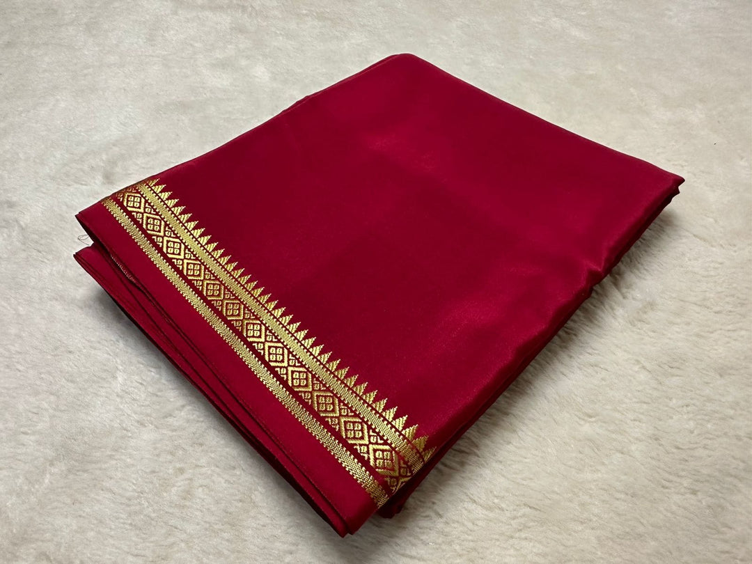 Sonali Semi-Mysore Silk Saree | Shoppers Trend