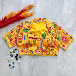 Load image into Gallery viewer, Yamika Chilly Silk Stitched Blouse | Shoppers Trend
