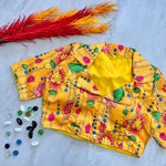 Load image into Gallery viewer, Yamika Chilly Silk Stitched Blouse | Shoppers Trend
