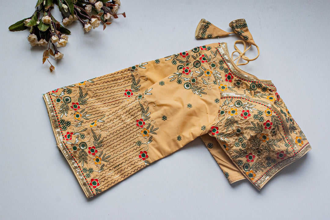 Mohini khushi Silk Stitched blouse | Shoppers Trend