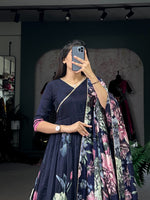 Load image into Gallery viewer, Vanita Tussar Silk Anarkali | Shoppers Trend
