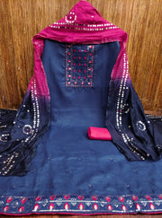 Nayara Cotton Tie Dress Material | Shoppers Trend