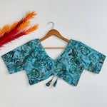 Load image into Gallery viewer, Kajal Tofu Silk Stitched Blouse | Shoppers Trend
