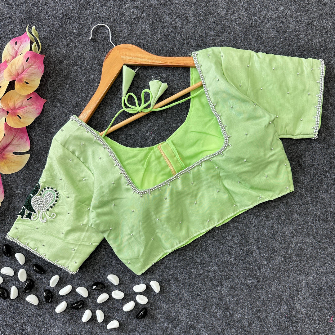 Seema Lemon Silk Stitched Blouse | Shoppers Trend