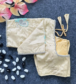 Load image into Gallery viewer, Seema Lemon Silk Stitched Blouse | Shoppers Trend

