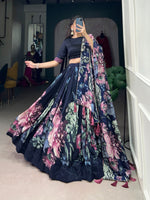 Load image into Gallery viewer, Twinkal Tussar Silk Dhavani / Langa Voni | Shoppers Trend
