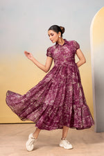 Load image into Gallery viewer, Tanishq Tabby Silk Dress | Shoppers Trend
