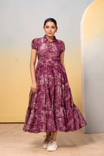 Load image into Gallery viewer, Tanishq Tabby Silk Dress | Shoppers Trend
