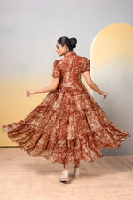 Load image into Gallery viewer, Tanishq Tabby Silk Dress | Shoppers Trend
