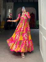 Load image into Gallery viewer, Rekha Crepe Silk Gown | Shoppers Trend
