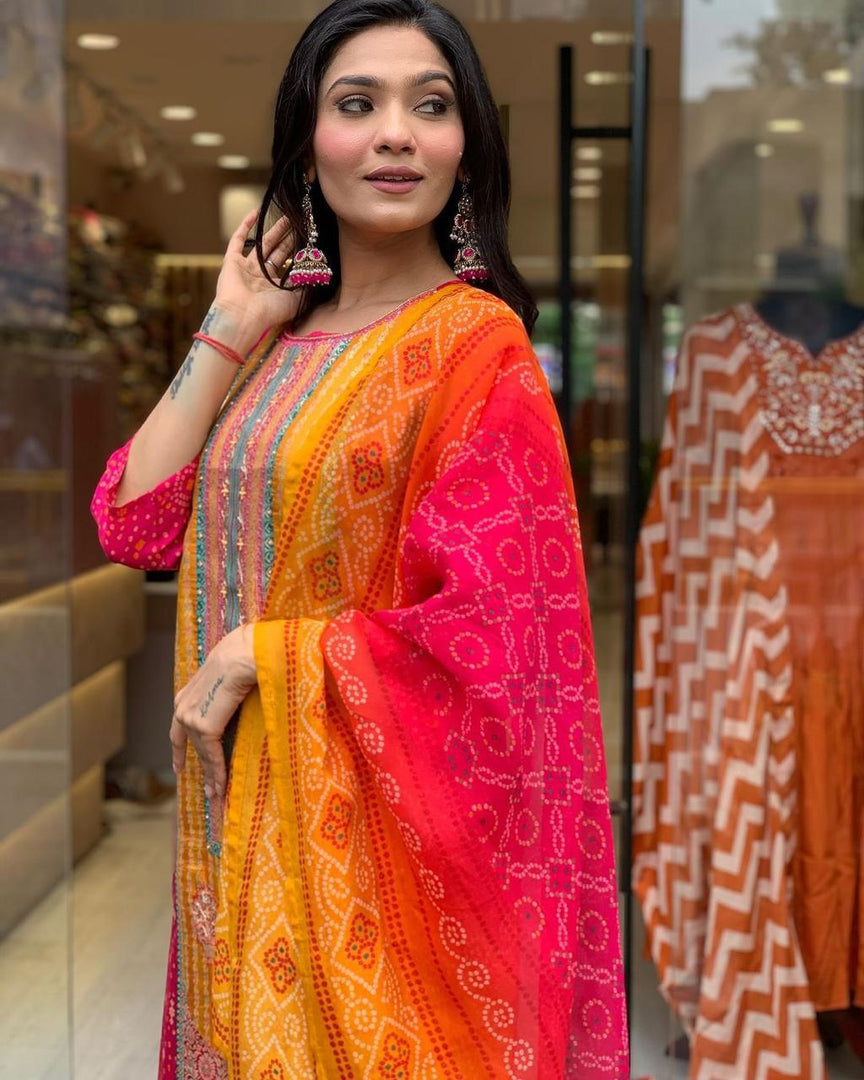 Reeva Satin Rani Kurti  | Shoppers Trend