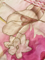 Load image into Gallery viewer, Rithvi  Heavy Orgenza Pink Kurti | Shoppers Trend
