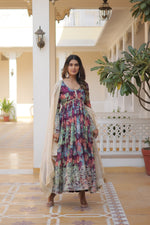 Load image into Gallery viewer, Rushi Russian Silk Anarkali | Shoppers Trend
