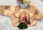 Load image into Gallery viewer, Vamika Raspberry Silk Stitched Blouse | Shoppers Trend
