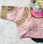 Load image into Gallery viewer, Vamika Raspberry Silk Stitched Blouse | Shoppers Trend
