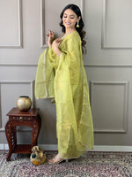Load image into Gallery viewer, Ritvi Heavy Muslin Silk Perrot Kurti | Shoppers Trend
