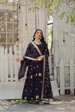 Load image into Gallery viewer, Myra Vichitra Shimmer Anarkali | Shoppers Trend
