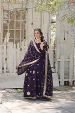 Load image into Gallery viewer, Myra Vichitra Shimmer Anarkali | Shoppers Trend
