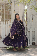 Load image into Gallery viewer, Myra Vichitra Shimmer Anarkali | Shoppers Trend
