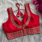 Load image into Gallery viewer, Vanya Chilly Silk Stitched Blouse | Shoppers Trend
