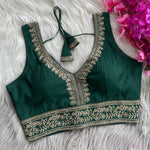 Load image into Gallery viewer, Vanya Chilly Silk Stitched Blouse | Shoppers Trend
