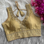 Load image into Gallery viewer, Vanya Chilly Silk Stitched Blouse | Shoppers Trend
