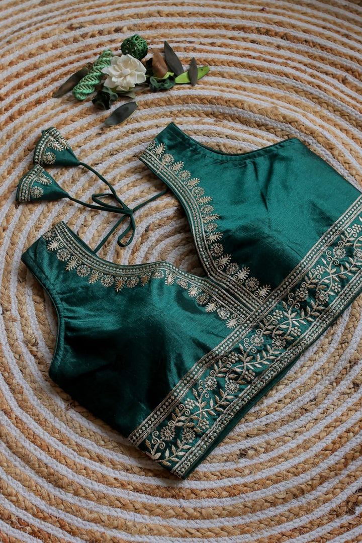 Vanya Chilly Silk Stitched Blouse | Shoppers Trend