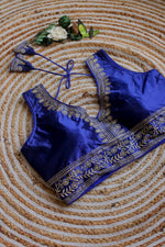 Load image into Gallery viewer, Vanya Chilly Silk Stitched Blouse | Shoppers Trend
