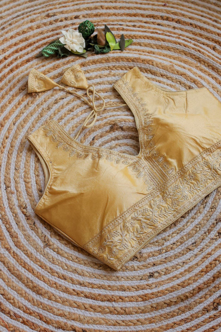 Vanya Chilly Silk Stitched Blouse | Shoppers Trend