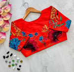 Load image into Gallery viewer, Veda Pure Silk Stitched Blouse | Shoppers Trend
