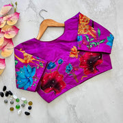 Veda Pure Silk Stitched Blouse | Shoppers Trend