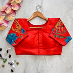 Load image into Gallery viewer, Veda Pure Silk Stitched Blouse | Shoppers Trend
