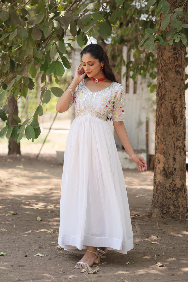 Jenika Faux Blooming Gown | Shoppers Trend