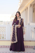 Load image into Gallery viewer, Jeesica Faux Blooming Pink Anarkali | Shoppers Trend
